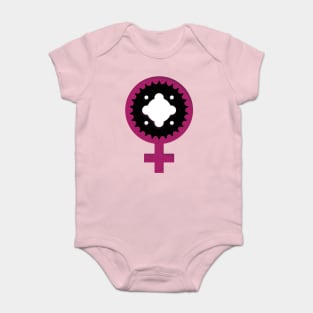 Chain Ring Girl Power 5 Baby Bodysuit